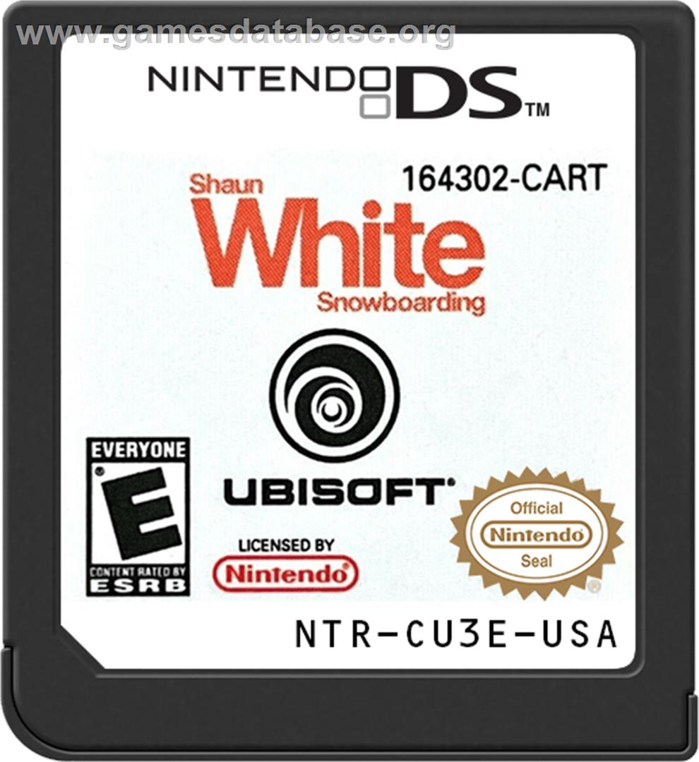 Shaun White Snowboarding - Nintendo DS - Artwork - Cartridge