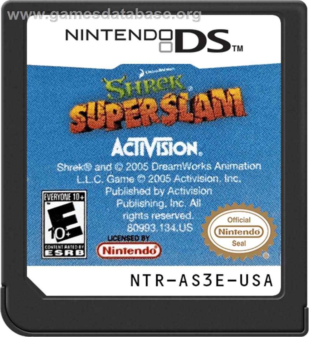 Shrek SuperSlam - Nintendo DS - Artwork - Cartridge