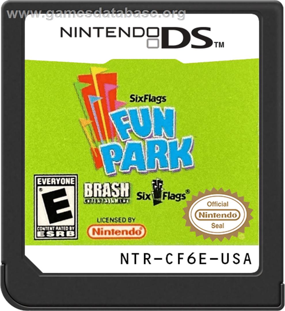 Six Flags Fun Park - Nintendo DS - Artwork - Cartridge