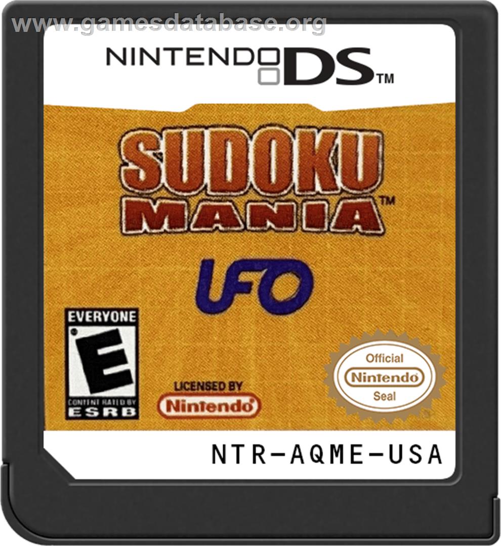 Sudoku Mania - Enhance Your Critical Thinking Skills! - Nintendo DS - Artwork - Cartridge