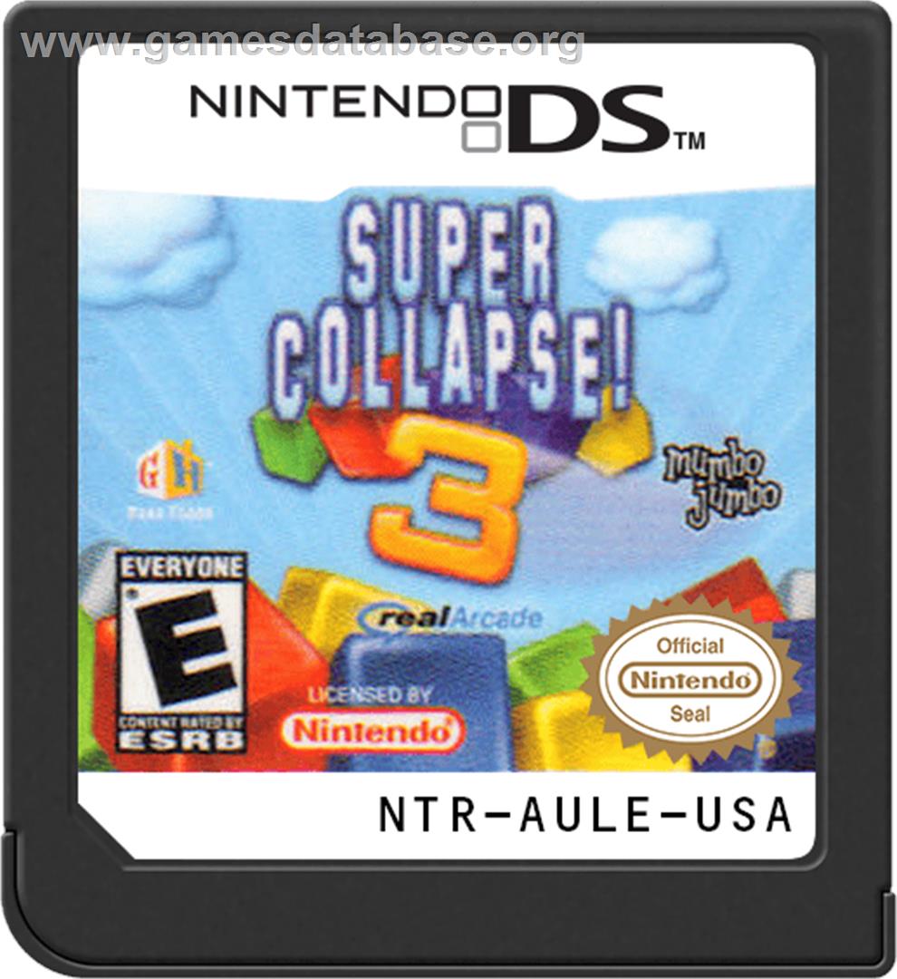 Super Collapse! 3 - Nintendo DS - Artwork - Cartridge