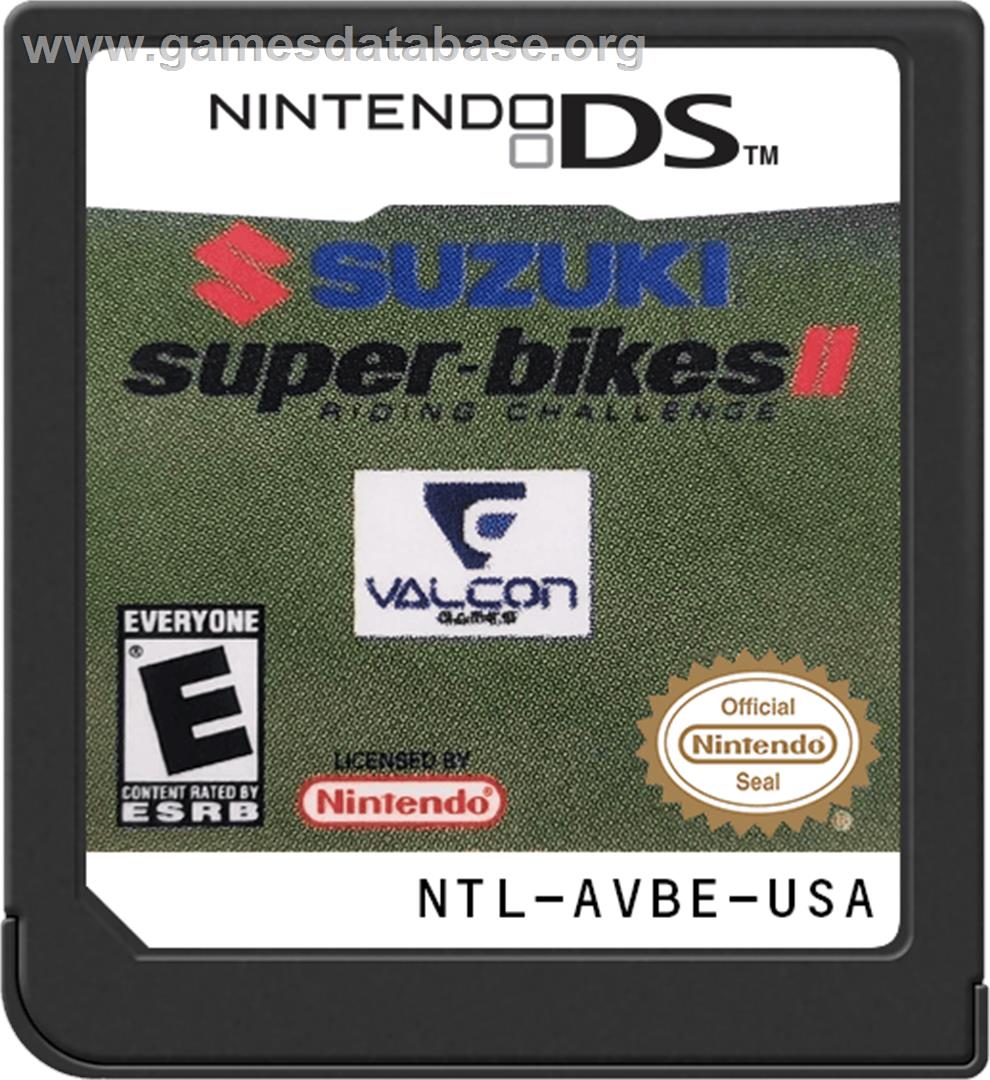 Suzuki Super-bikes 2 - Riding Challenge - Nintendo DS - Artwork - Cartridge