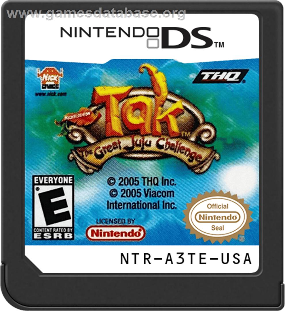 Tak - The Great Juju Challenge - Nintendo DS - Artwork - Cartridge
