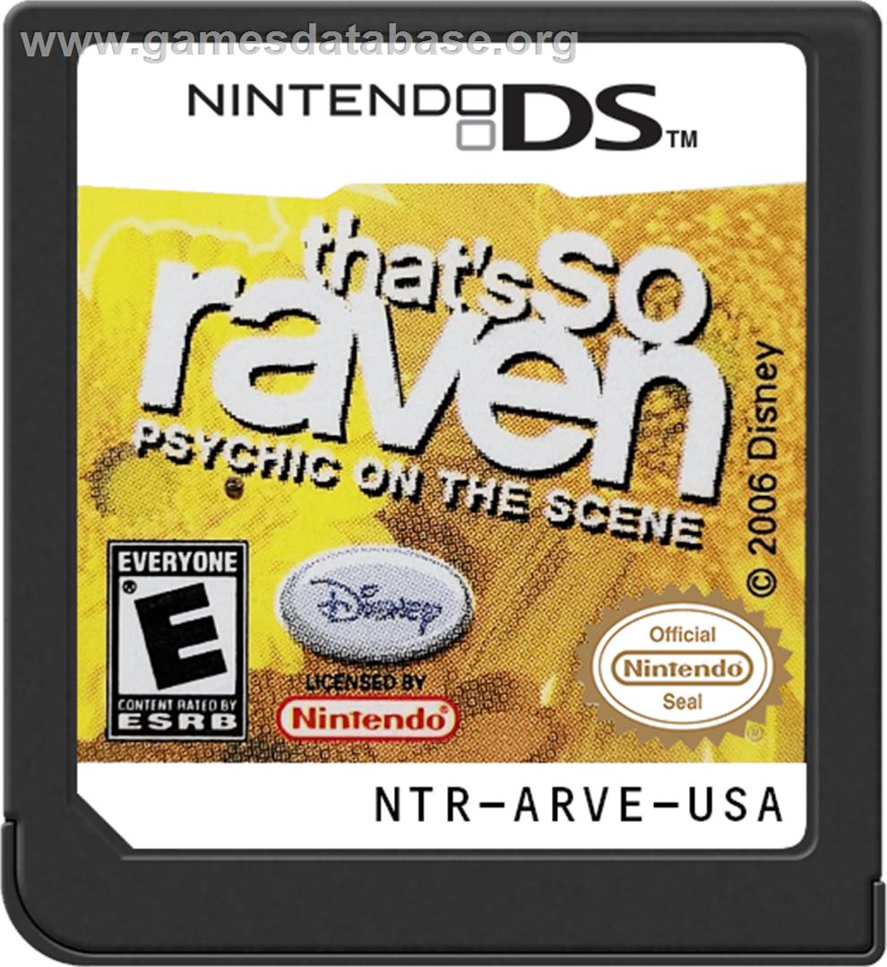 That's So Raven - Psychic On The Scene - Nintendo DS - Artwork - Cartridge