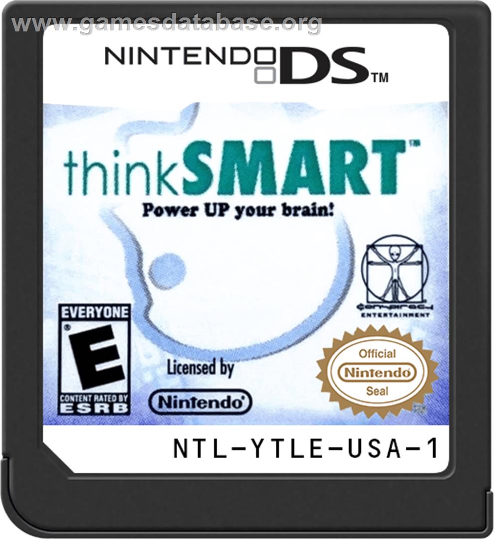 Think - Train Your Brain - Logic Trainer - Nintendo DS - Artwork - Cartridge