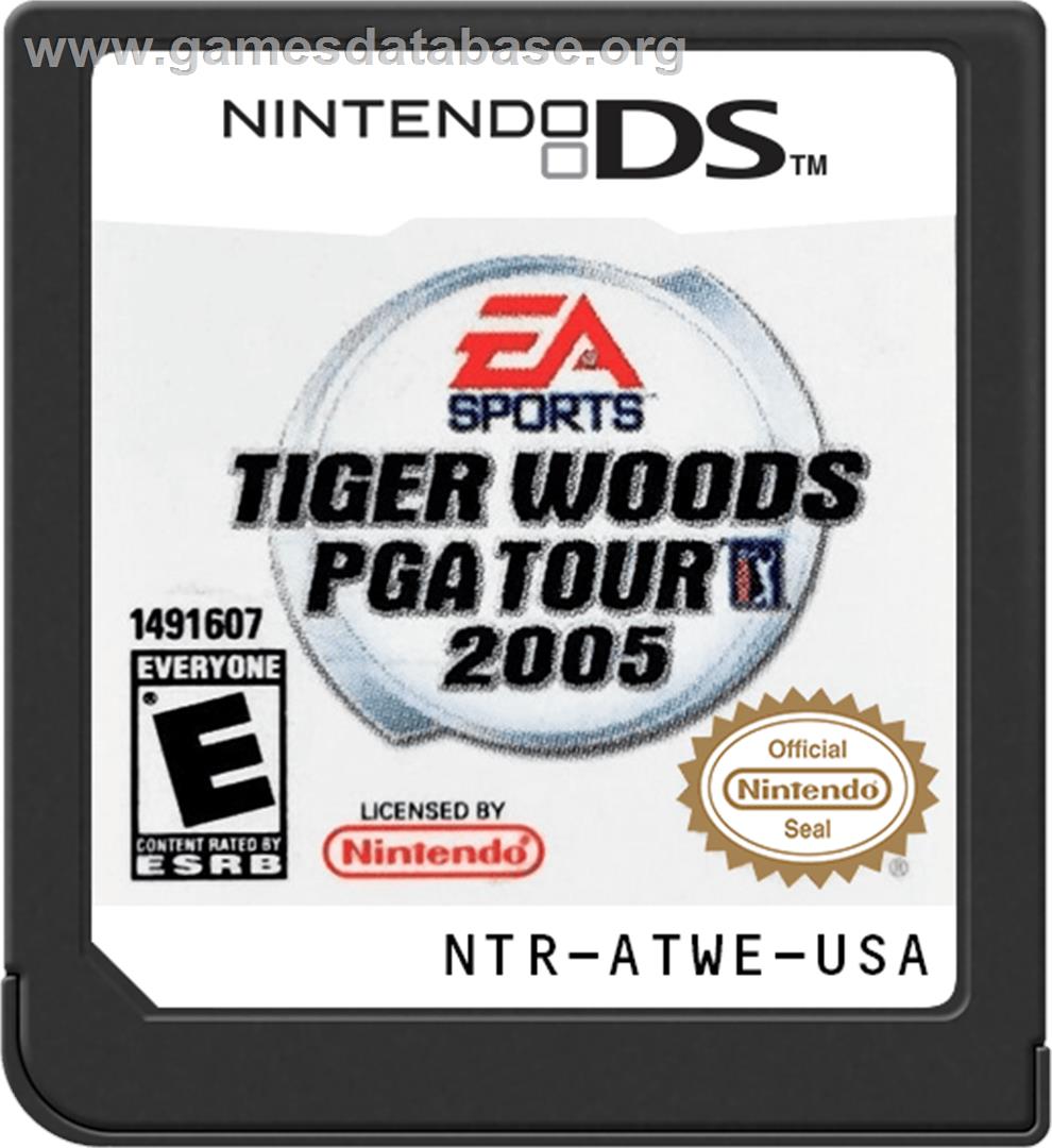 Tiger Woods Pga Tour - Nintendo DS - Artwork - Cartridge