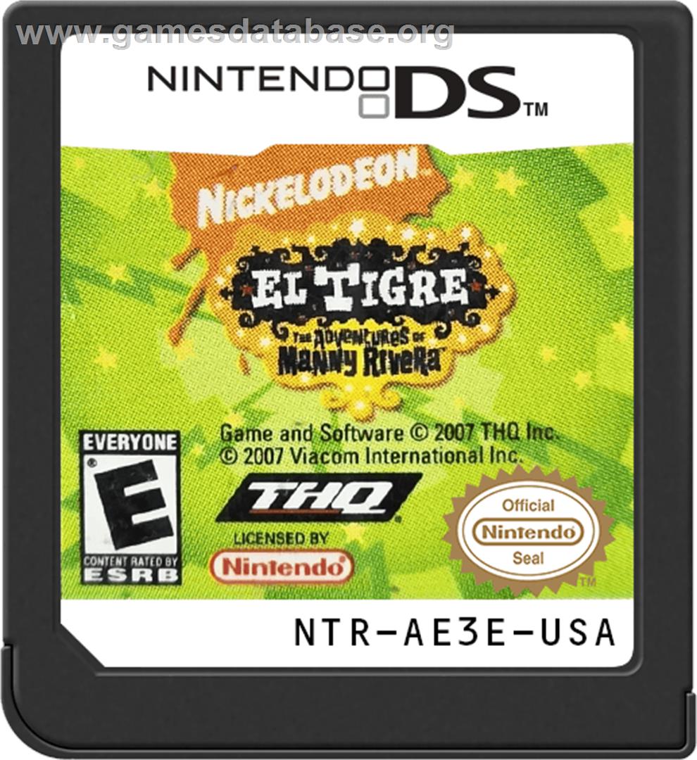 Tigre - The Adventures Of Manny Rivera, El - Nintendo DS - Artwork - Cartridge