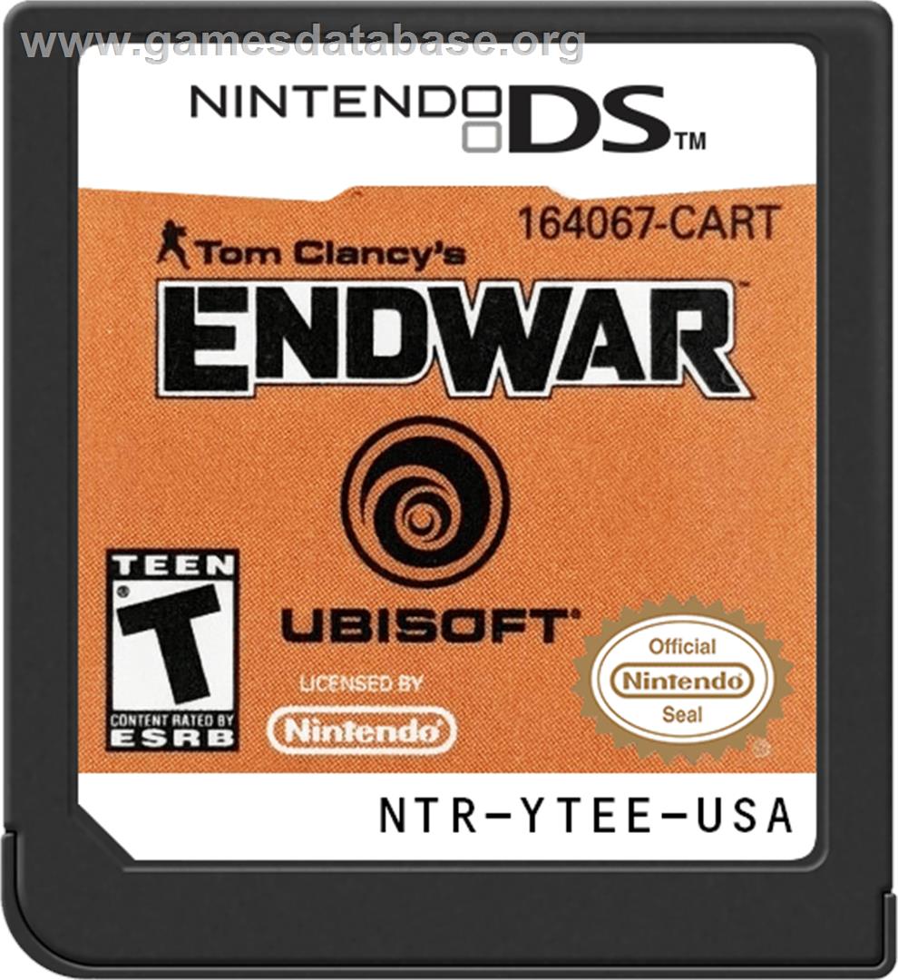 Tom Clancy's Endwar - Nintendo DS - Artwork - Cartridge