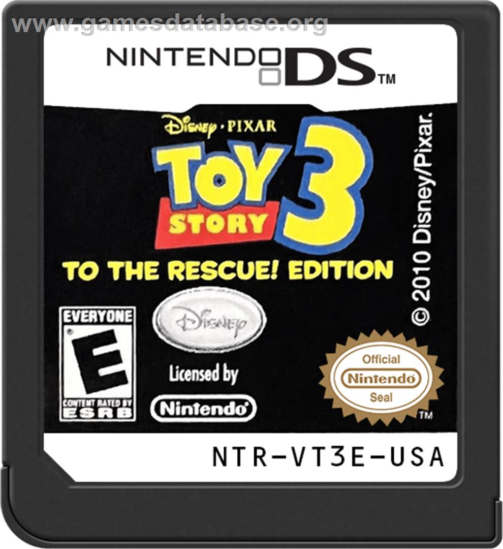 Toy Story 3 : To The Rescue! Edition - Nintendo DS - Artwork - Cartridge
