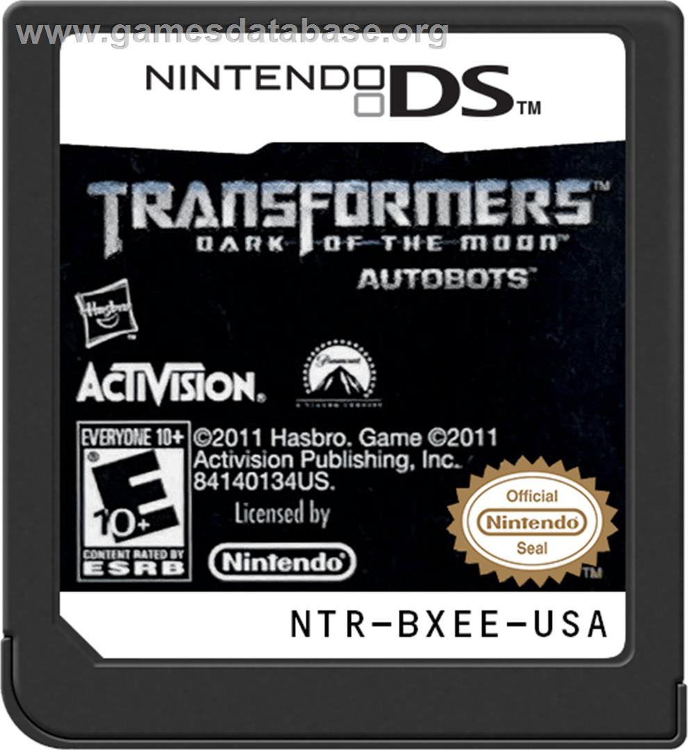 Transformers - Dark of the Moon - Autobots - Nintendo DS - Artwork - Cartridge