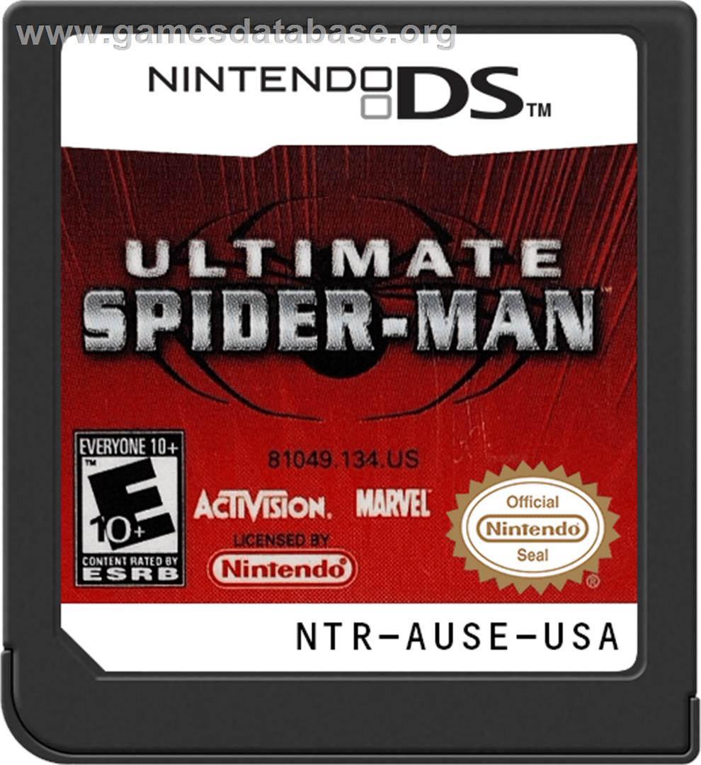 Ultimate Spider-man - Nintendo DS - Artwork - Cartridge