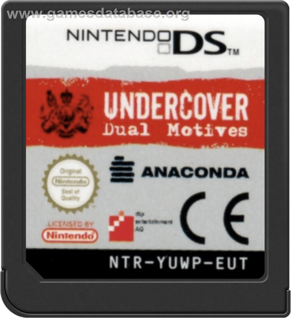 Undercover - Dual Motives - Nintendo DS - Artwork - Cartridge