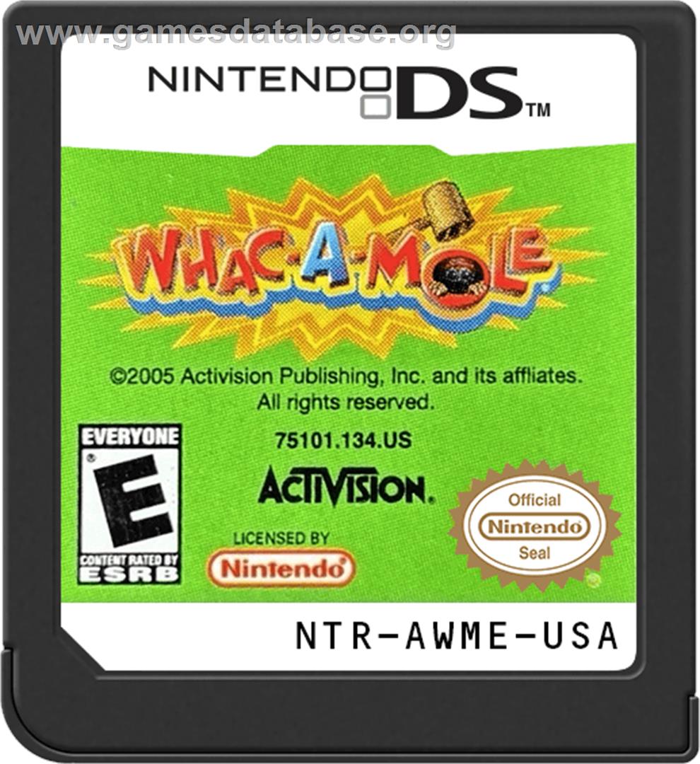 Whac-a-mole - Nintendo DS - Artwork - Cartridge