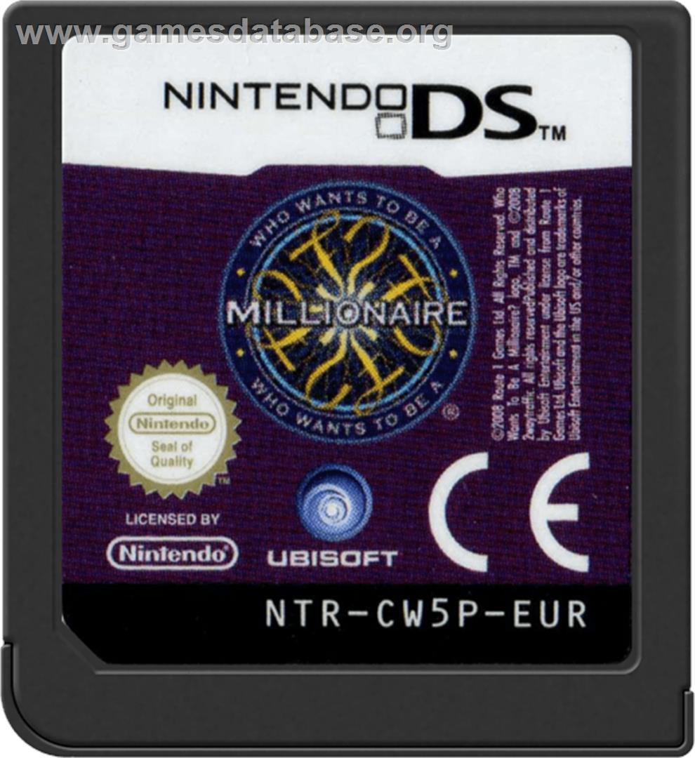 Who Wants To Be A Millionaire - 2nd Edition - Nintendo DS - Artwork - Cartridge