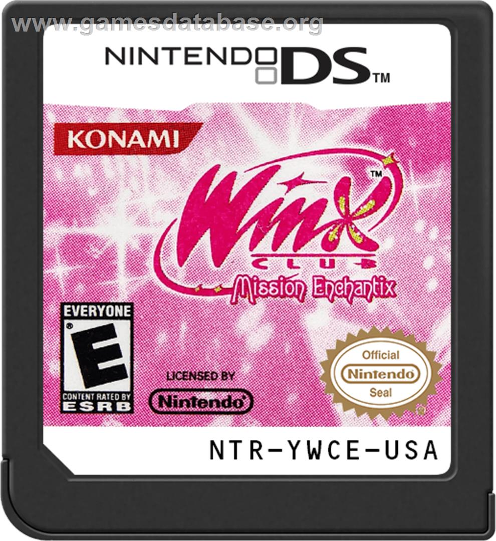 Winx Club - Mission Enchantix - Nintendo DS - Artwork - Cartridge
