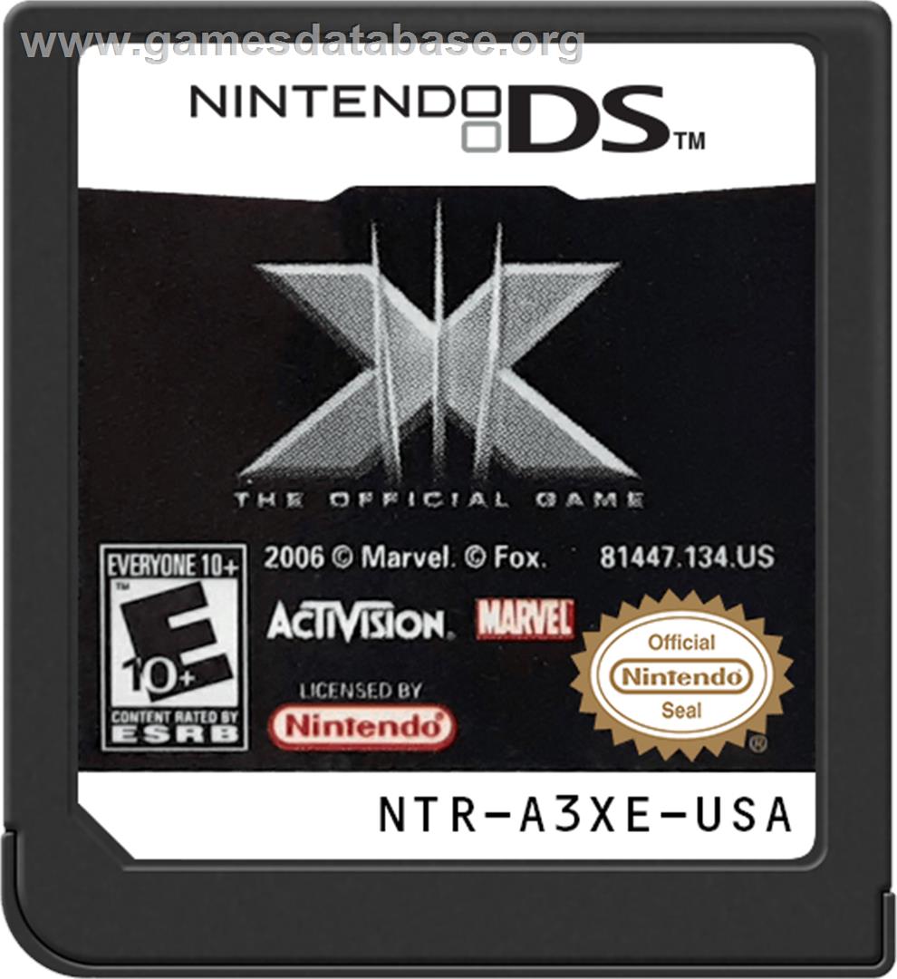 X-men - The Official Game - Nintendo DS - Artwork - Cartridge