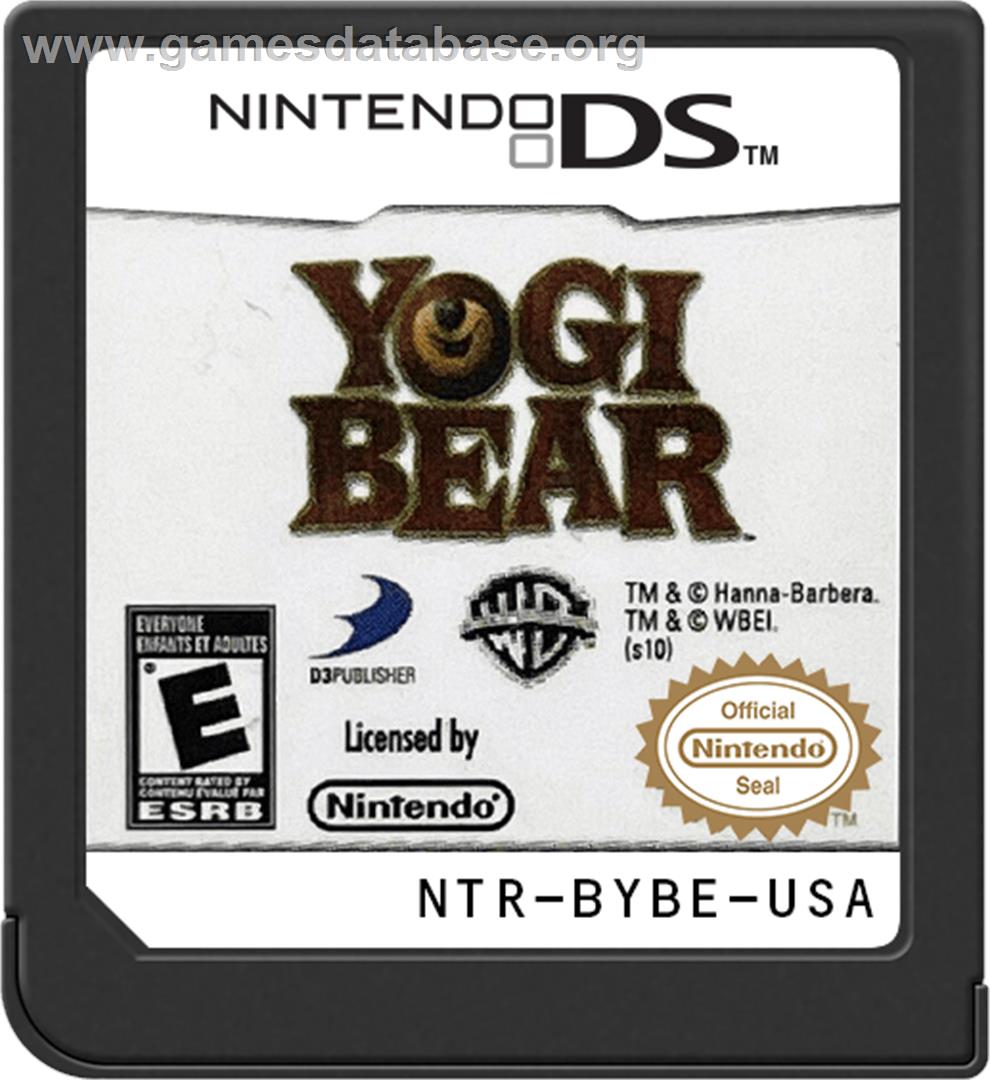 Yogi Bear - Nintendo DS - Artwork - Cartridge