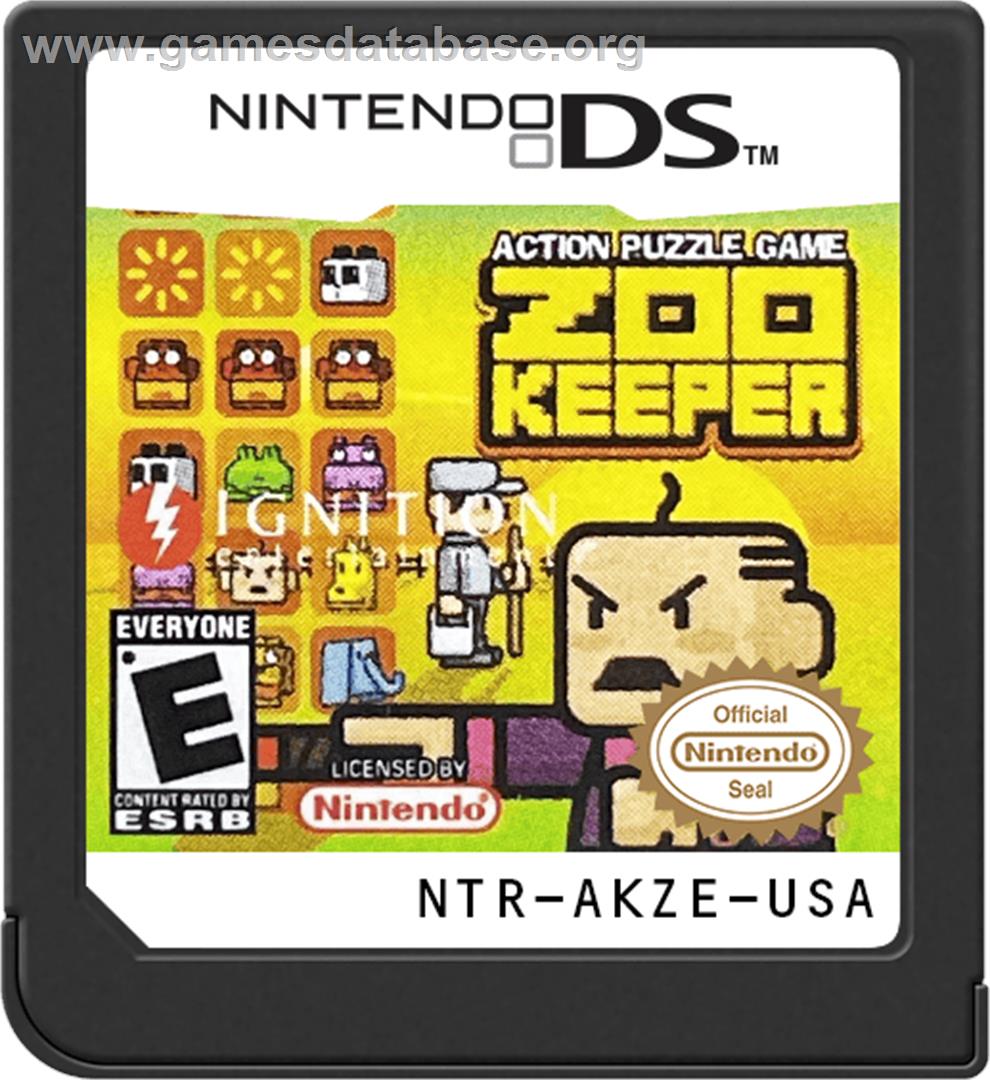 Zoo Keeper - Nintendo DS - Artwork - Cartridge