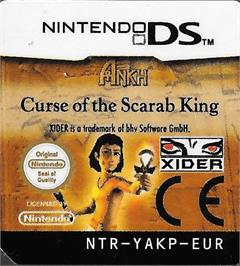 Top of cartridge artwork for Ankh - La Malediction Du Roi Scarabee on the Nintendo DS.