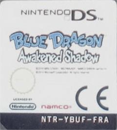 Top of cartridge artwork for Blue Dragon - Awakened Shadow on the Nintendo DS.