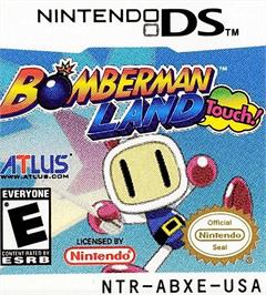 Top of cartridge artwork for Bomberman Land Touch ! on the Nintendo DS.