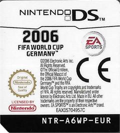 Top of cartridge artwork for Coupe Du Monde De La Fifa 2006 on the Nintendo DS.