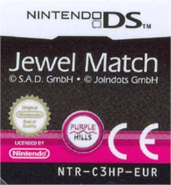 Top of cartridge artwork for Jewel Match on the Nintendo DS.