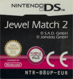 Top of cartridge artwork for Jewel Match 2 on the Nintendo DS.