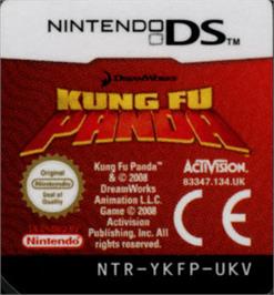 Top of cartridge artwork for Kung Fu Panda on the Nintendo DS.