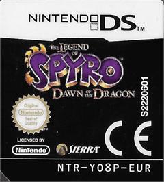 Top of cartridge artwork for Légende De Spyro - Naissance D'un Dragon, La on the Nintendo DS.