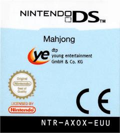 Top of cartridge artwork for Mahjong on the Nintendo DS.