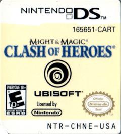 Top of cartridge artwork for Might And Magic - Clash Of Heroes on the Nintendo DS.