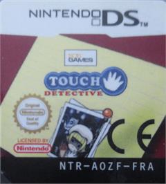 Top of cartridge artwork for Mystery Detective on the Nintendo DS.