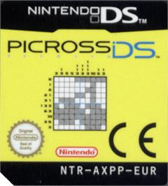 Top of cartridge artwork for Picross Ds on the Nintendo DS.