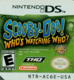 Top of cartridge artwork for Scooby-doo! - Qui Regarde Qui on the Nintendo DS.