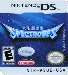 Top of cartridge artwork for Spectrobes on the Nintendo DS.