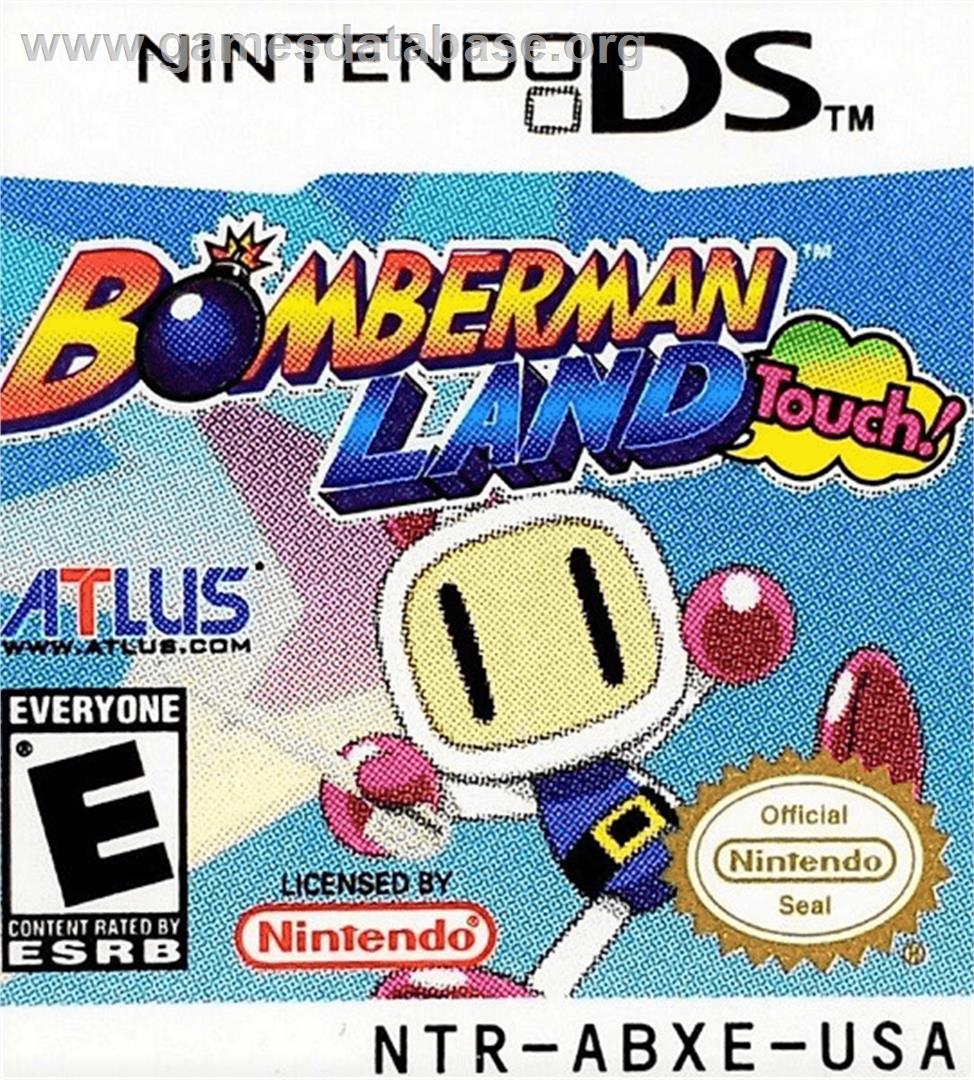 Bomberman Land Touch ! - Nintendo DS - Artwork - Cartridge Top