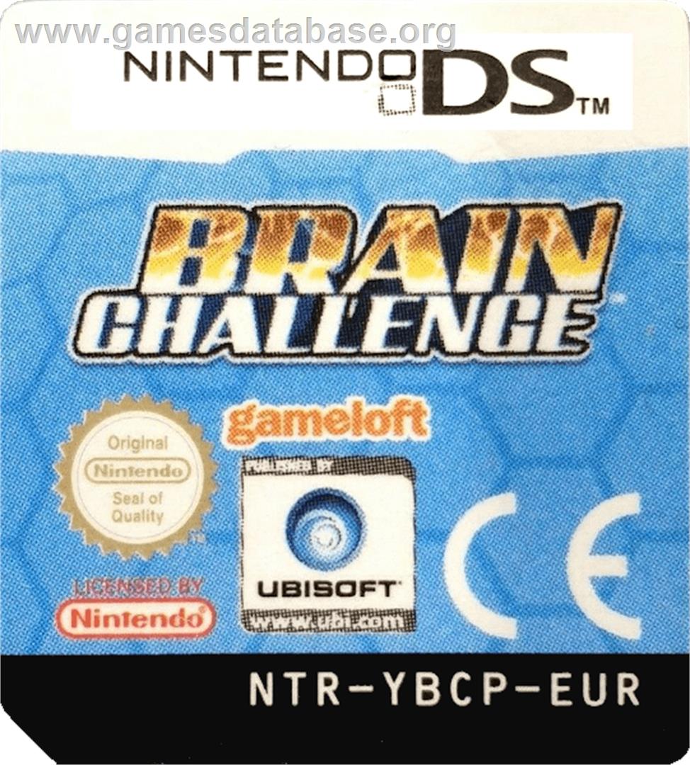 Brain Challenge - Nintendo DS - Artwork - Cartridge Top