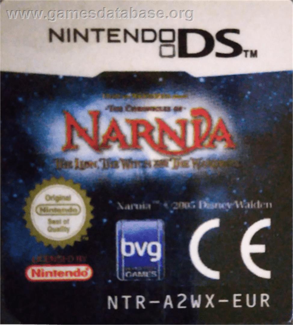 Chronicles Of Narnia, The - The Lion, The Witch And The Wardrobe - Nintendo DS - Artwork - Cartridge Top