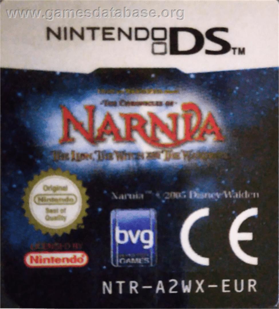 Chronicles of Narnia: The Lion, the Witch and the Wardrobe - Nintendo DS - Artwork - Cartridge Top