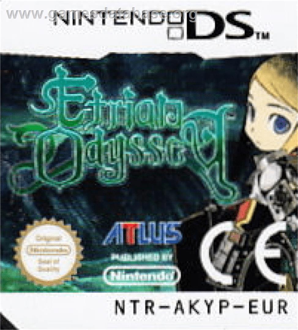 Etrian Odyssey - Nintendo DS - Artwork - Cartridge Top