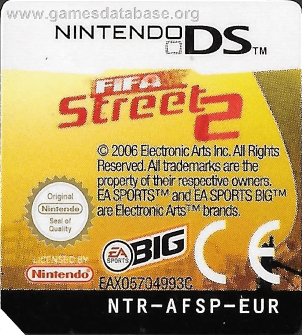 FIFA Street 2 - Nintendo DS - Artwork - Cartridge Top