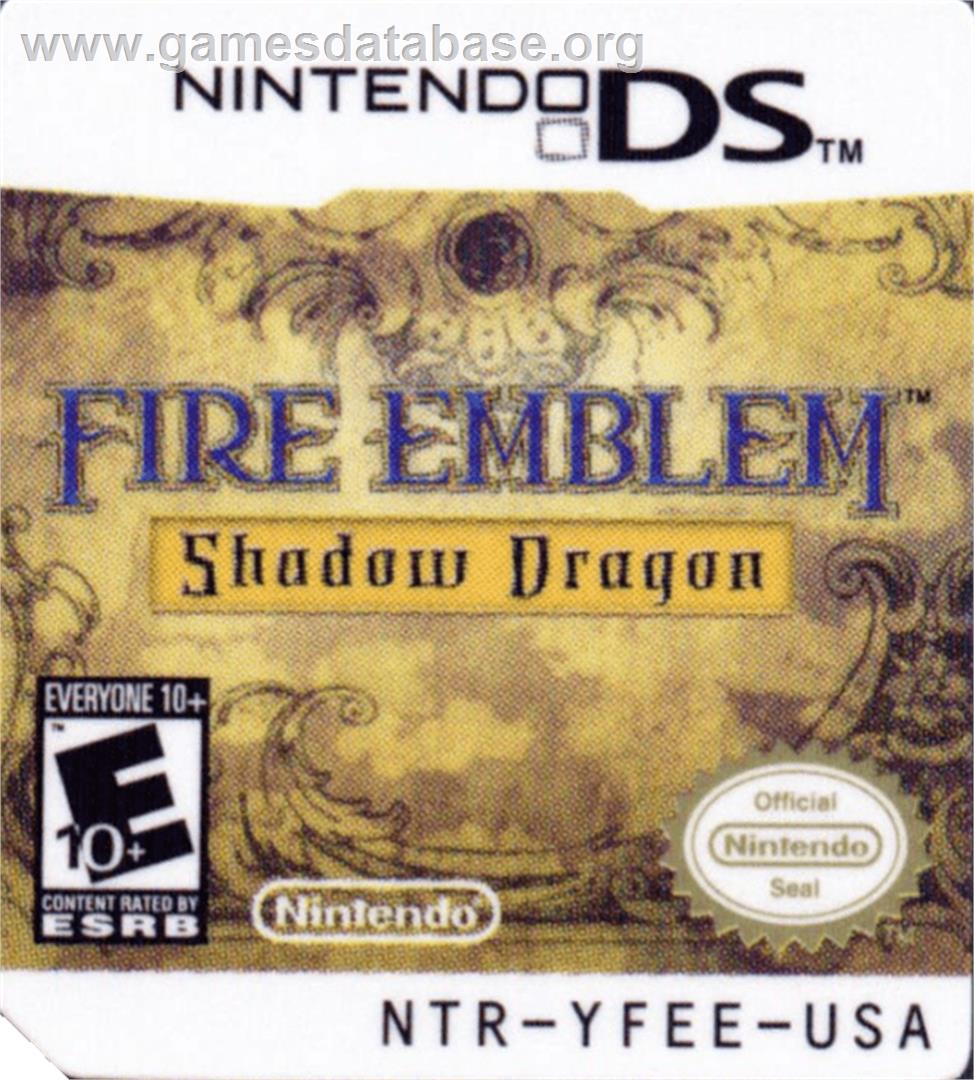 Fire Emblem - Shadow Dragon - Nintendo DS - Artwork - Cartridge Top