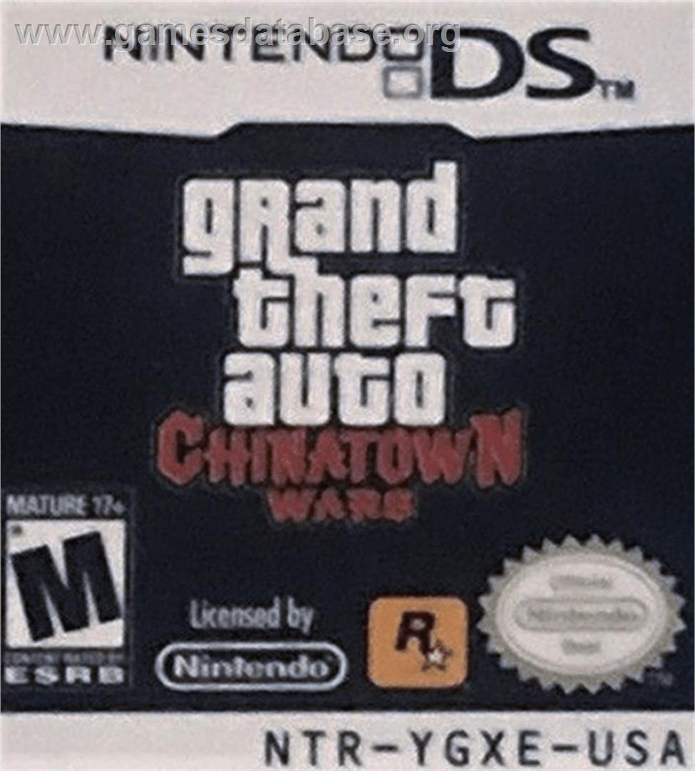 Grand Theft Auto - Chinatown Wars - Nintendo DS - Artwork - Cartridge Top