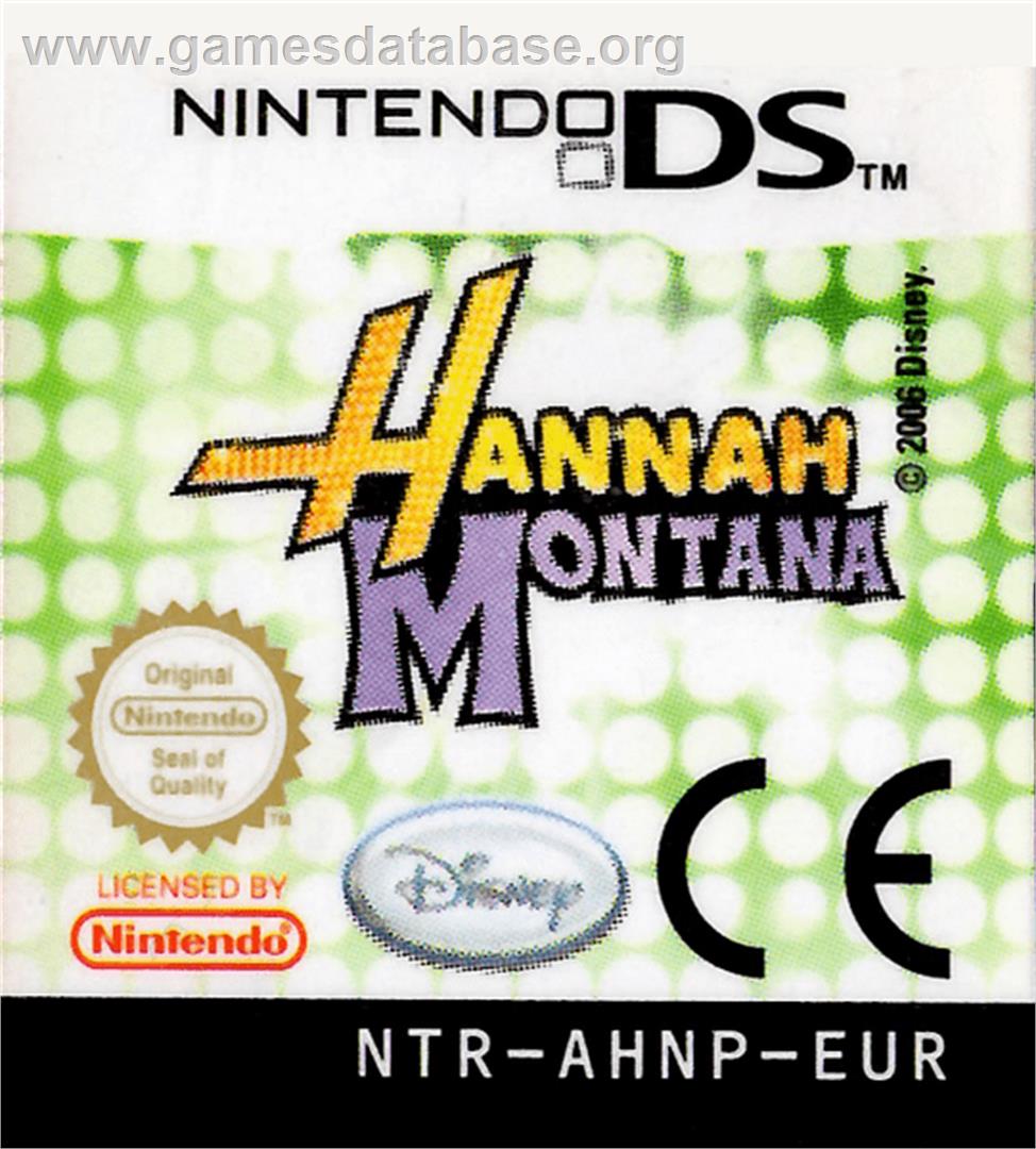 Hannah Montana - Nintendo DS - Artwork - Cartridge Top
