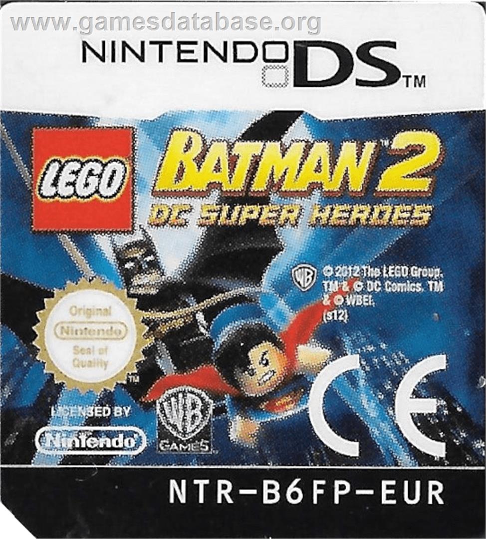 Lego Batman 2 - Dc Super Heroes - Nintendo DS - Artwork - Cartridge Top