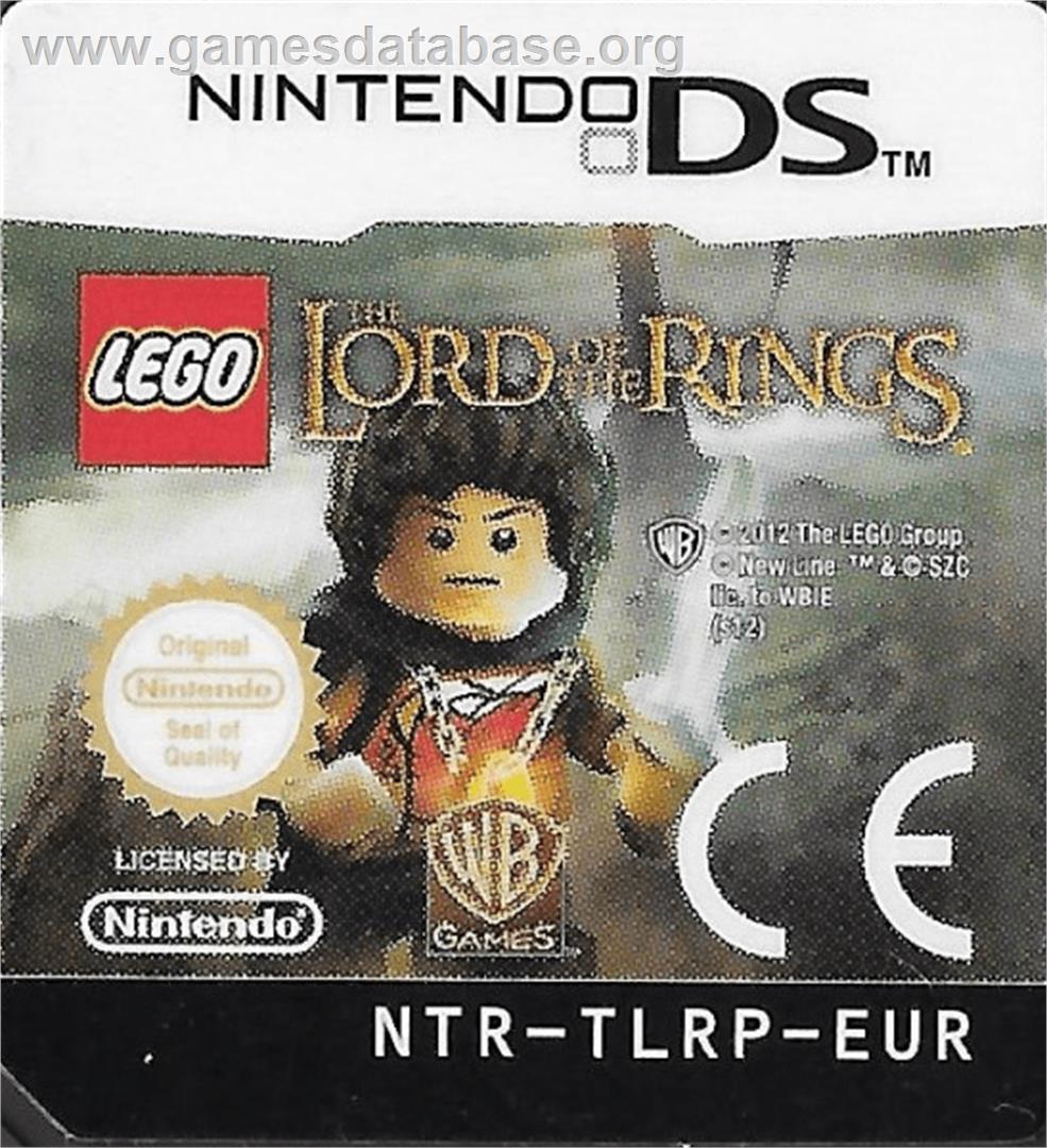 Lego Le Seigneur Des Anneaux - Nintendo DS - Artwork - Cartridge Top