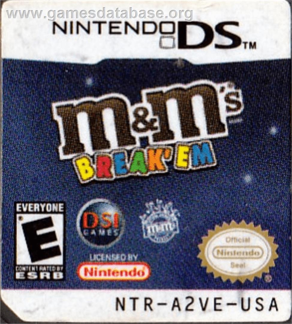 M&M's Break' Em - Nintendo DS - Artwork - Cartridge Top