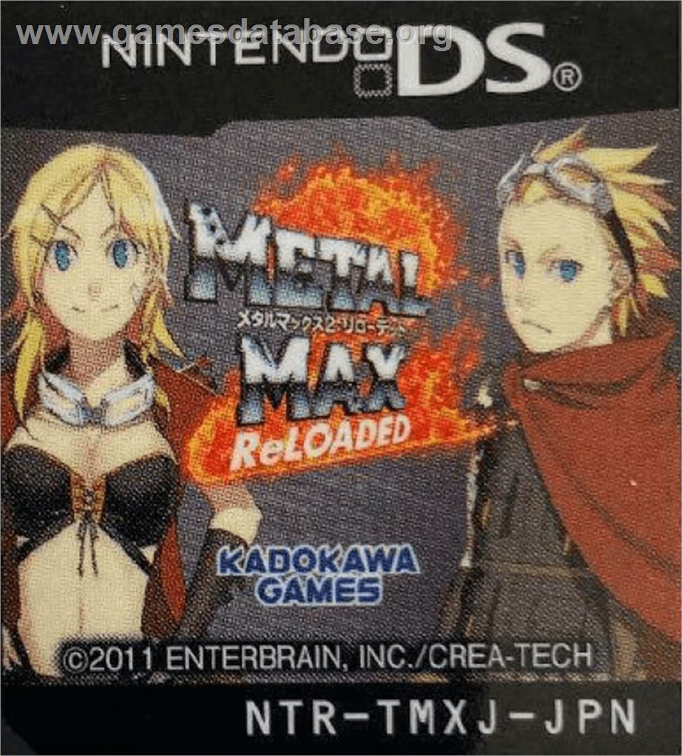 Metal Max 2 - Reloaded - Nintendo DS - Artwork - Cartridge Top