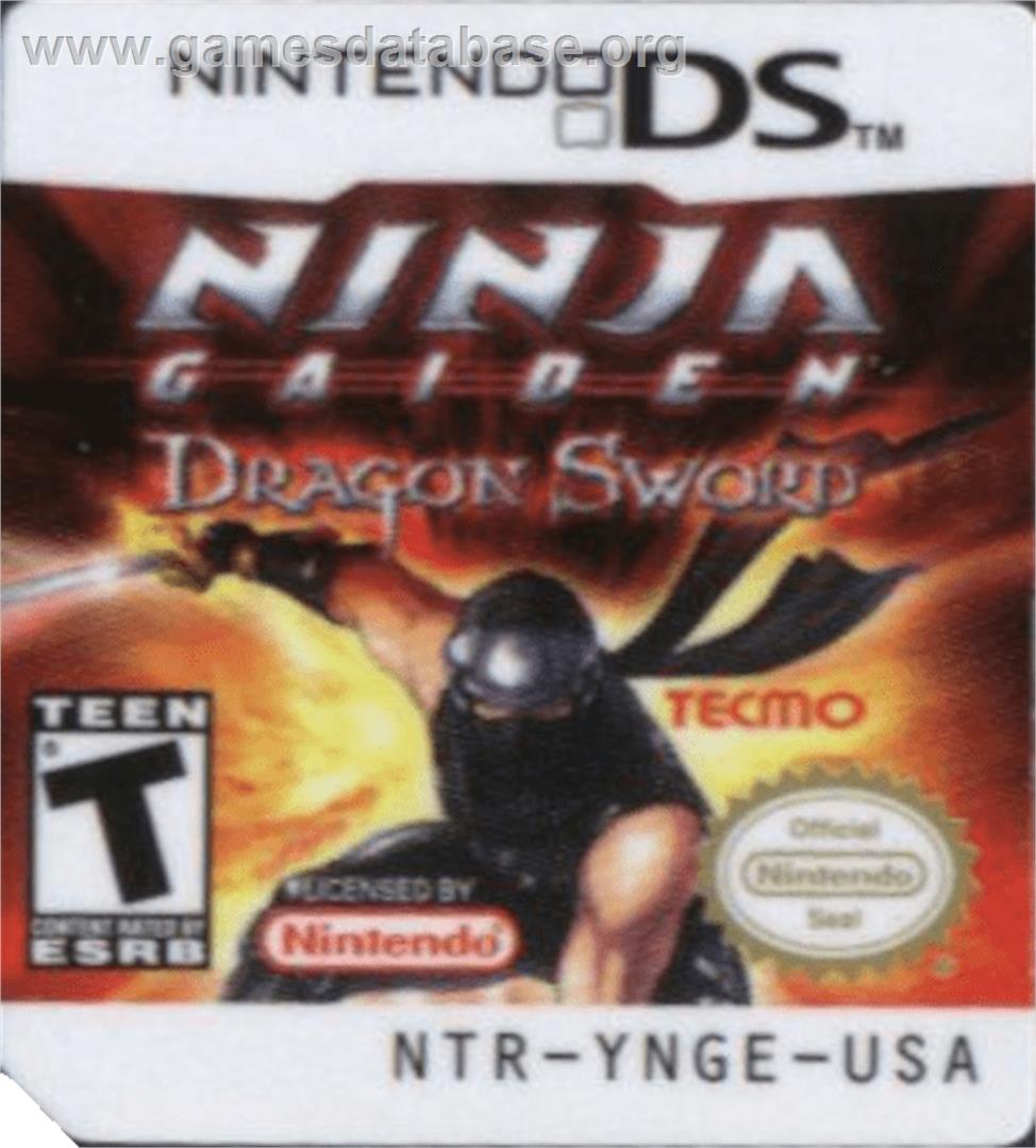 Ninja Gaiden Dragon Sword - Nintendo DS - Artwork - Cartridge Top